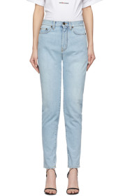 Saint Laurent - Blue Denim Carrot Jeans