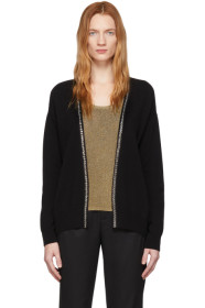 Saint Laurent - 黑色 Snap 开衫