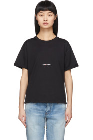 Saint Laurent - Black Logo T-Shirt