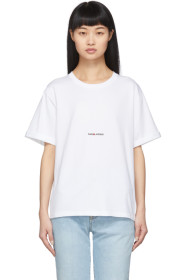 Saint Laurent - White Logo T-Shirt