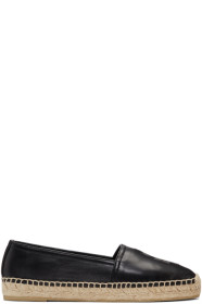 Saint Laurent - Black Monogramme Espadrilles