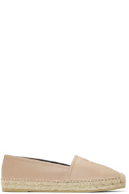 Saint Laurent - Pink Monogramme Espadrilles