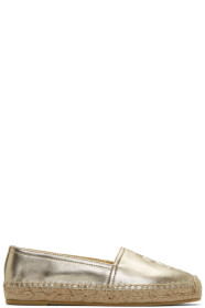 Saint Laurent - Espadrilles dorées Monogramme