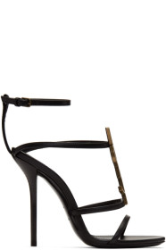 Saint Laurent - Black Cassandra 110 Heels