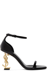 Saint Laurent - Black Patent Opyum 85 Sandals