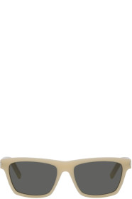 Saint Laurent - Lunettes de soleil blanc cassé SL 274