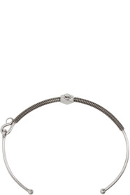 Saint Laurent - 银色 Tribal Coiled 颈链