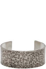 Saint Laurent - Bracelet argenté Martele