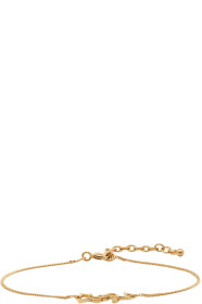 Saint Laurent - Gold Monogram Bracelet