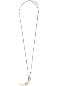 Saint Laurent - Silver Corne Necklace