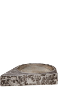 Saint Laurent - Silver Hammered Ring
