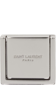 Saint Laurent - Bague pour téléphone argentée