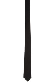 Saint Laurent - Black Silk Twill Tie