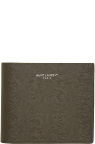 Saint Laurent - 卡其色 East/West 钱包