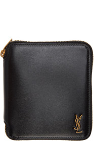 Saint Laurent - 黑色 Tiny Monogramme 钱包