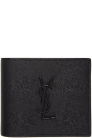 Saint Laurent - ブラック モノグラム イースト/ウェスト ウォレット