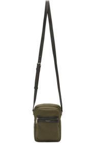 Saint Laurent - Sac messager kaki Sid