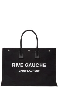 Saint Laurent - Cabas noir 'Rive Gauche' Noe