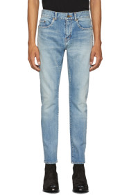Saint Laurent - Jean skinny bleu