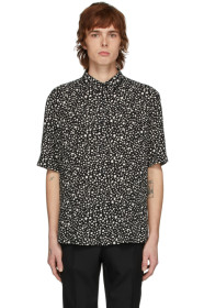 Saint Laurent - Black Leopard Shirt