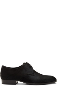 Saint Laurent - Derbys noirs Pony Hair Wyatt