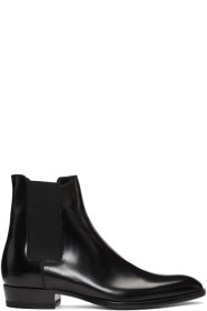 Saint Laurent - Bottes chelsea noires Wyatt
