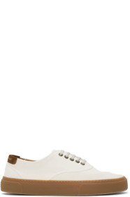 Saint Laurent - Baskets blanc cassé Venice