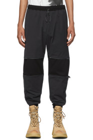 Julius - Pantalon de survêtement en gabardine noir