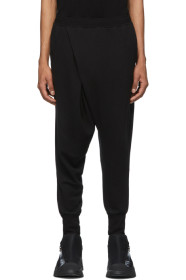 Julius - Pantalon de survêtement en jersey bouclette noir
