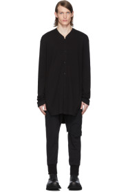 Julius - Cardigan noir Framed Hem