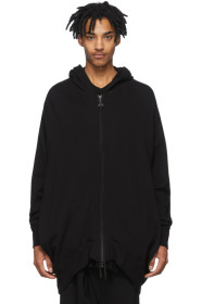 Julius - Pull à capuche noir Yoryu