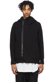 Julius - Pull à capuche noir Double Face