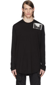Julius - T-shirt à manches longues noir Patch Print