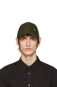 PS by Paul Smith - Khaki Cotton Zebra Baseball Cap