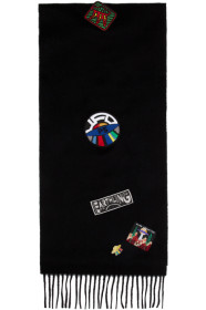PS by Paul Smith - Black Wool UFO Scarf