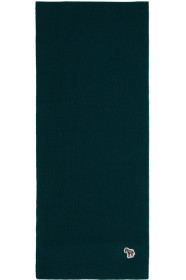 PS by Paul Smith - Blue Wool Zebra Scarf