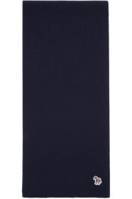 PS by Paul Smith - Navy Zebra Scarf
