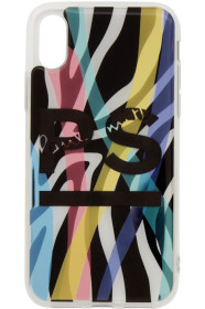 PS by Paul Smith - Étui pour iPhone X multicolore Neon Zebra