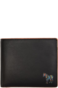 PS by Paul Smith - Black & Orange Zebra Wallet