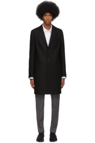 PS by Paul Smith - Manteau en laine noir Single-Breasted