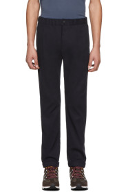 PS by Paul Smith - Pantalon à taille élastique bleu marine
