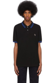 PS by Paul Smith - Black & Blue Zebra Polo