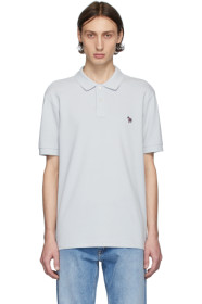 PS by Paul Smith - Grey Zebra Slim Fit Polo