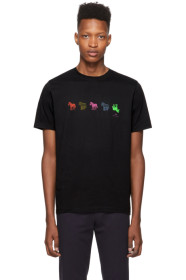 PS by Paul Smith - Black Zebra Repeat T-Shirt