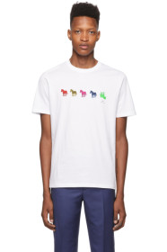PS by Paul Smith - White Zebra Repeat T-Shirt