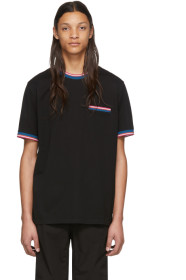 PS by Paul Smith - Black Multi Stripe T-Shirt