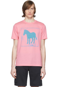 PS by Paul Smith - ピンク Zebra T シャツ