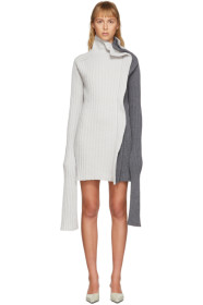 Christina Seewald - SSENSE 独家发售灰色 Split 毛衣