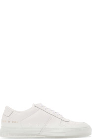 Common Projects - White Transparent Sole BBall Low Sneakers