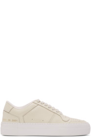 Common Projects - Beige Full Court Sneakers